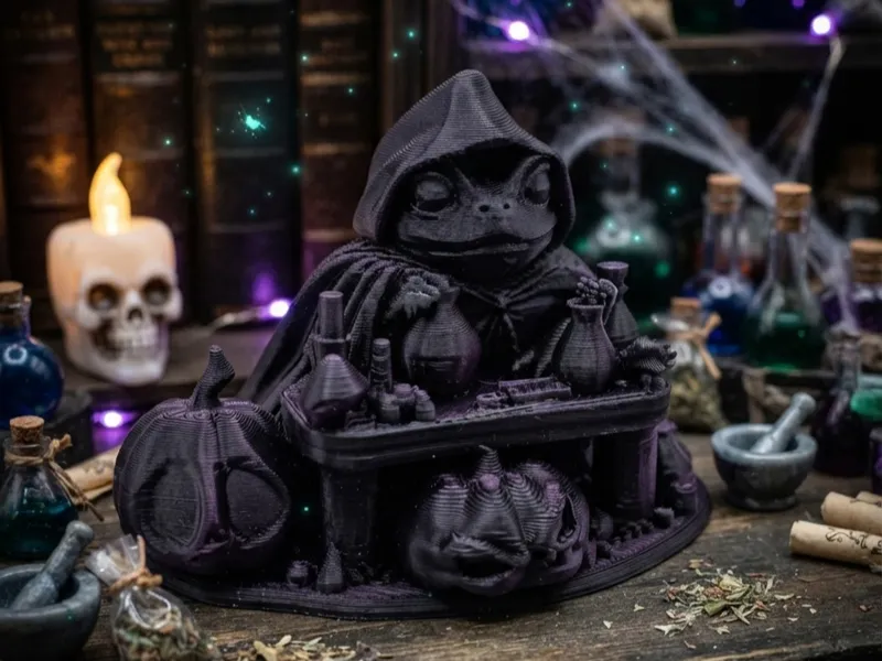 The Potion Master Frog: Halloween Alchemist