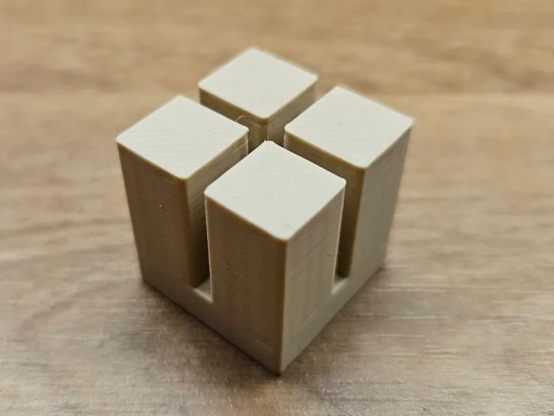 Cube for assembling cardboard models 2mm