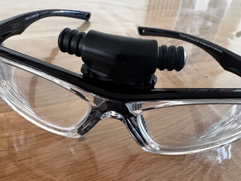 Anti-fog safety glass adapter for airsoft