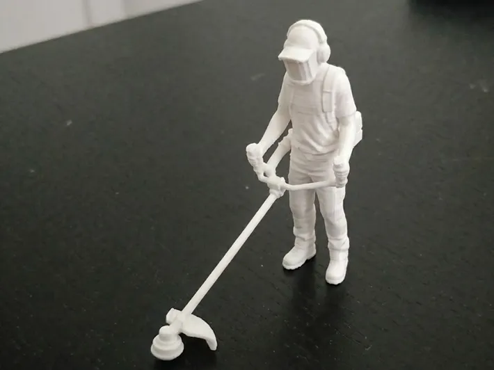 Lawn Trimmer Operator Miniature