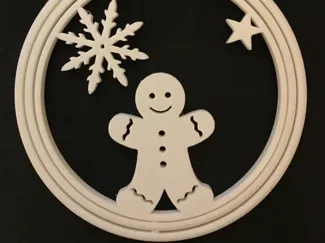 Weihnachten Lebkuchenmännchen 