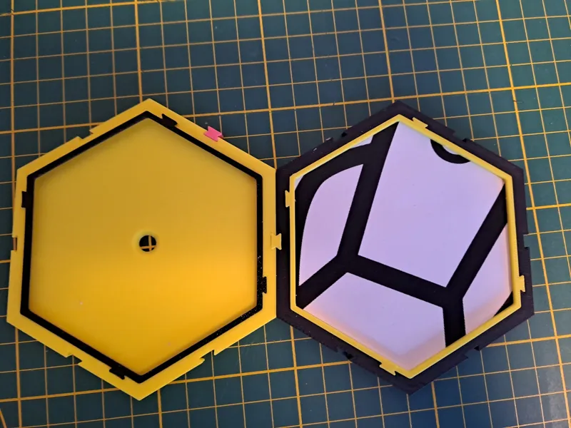 hexagon photo holder
