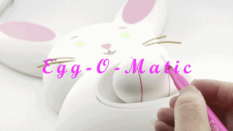 Egg-O-Matic – Hand Crank & Motorized Egg Decorator