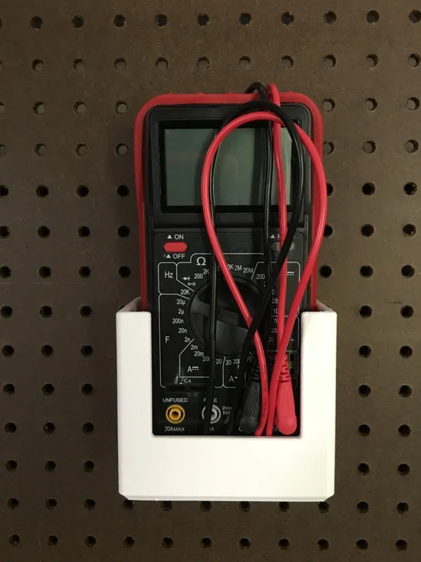 Support pegboard pour multimètre