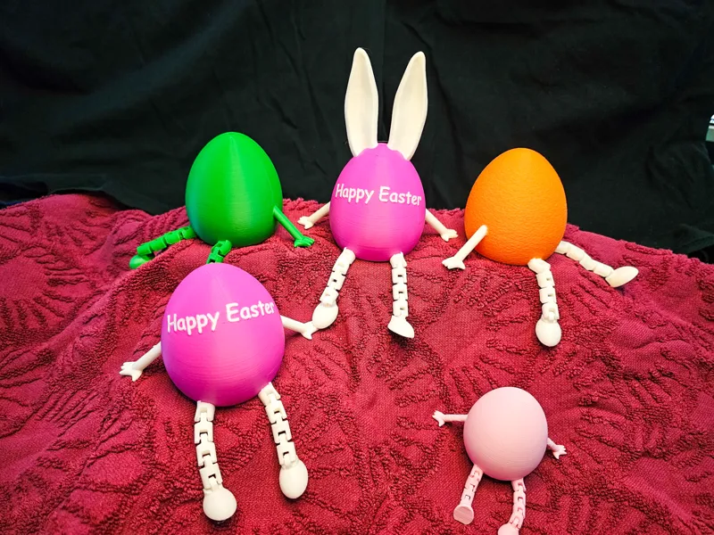 Articulated Egg (With & Without Bunny Ears)