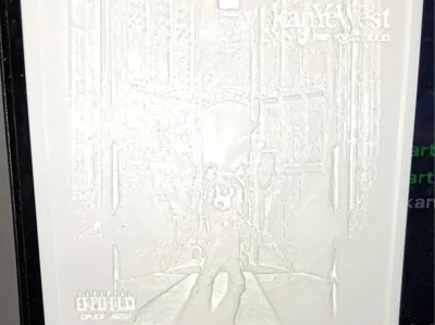 Kanye West Late Registration Lithophane