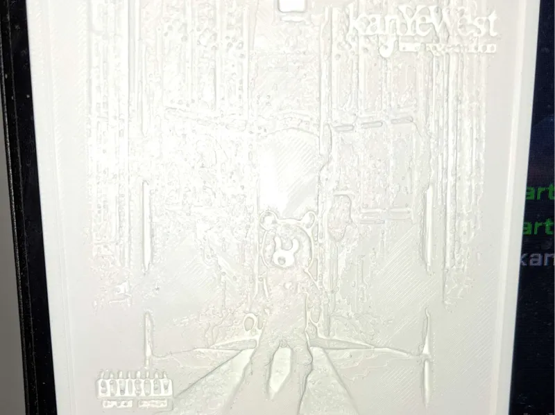 Kanye West Late Registration Lithophane