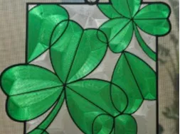 New Version of the Shamrocks Sun Catcher 