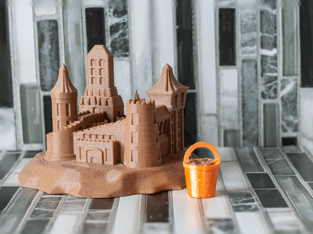 Sand Castle Free 3d Print Model Makerworld