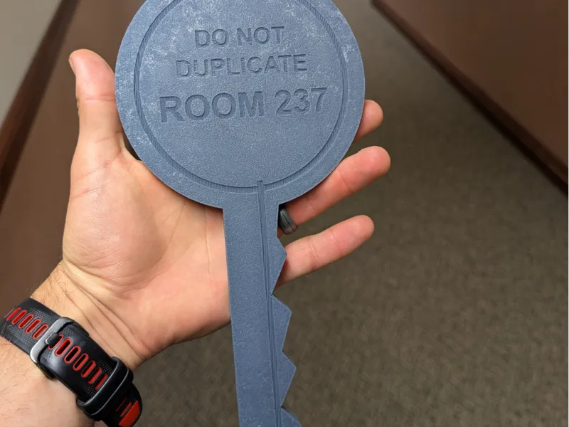 Novelty Giant Key: Hotels, Work, and Access Cards