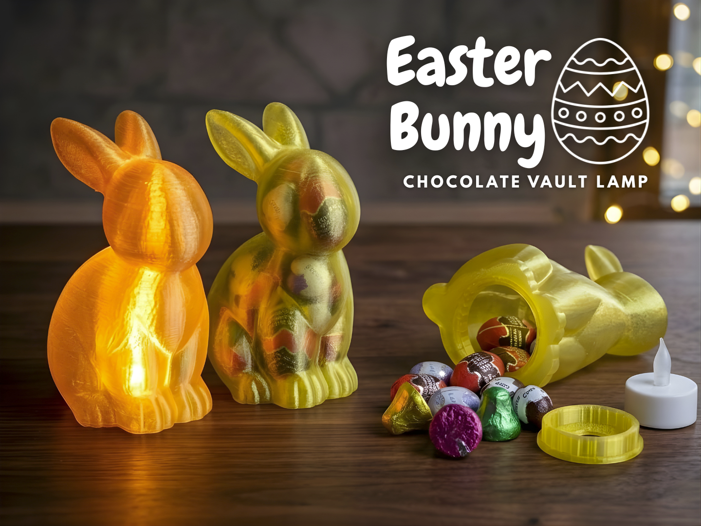 Easter Bunny Chocolate Vault Lamp