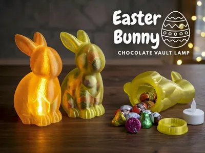 Easter Bunny Chocolate Vault Lamp