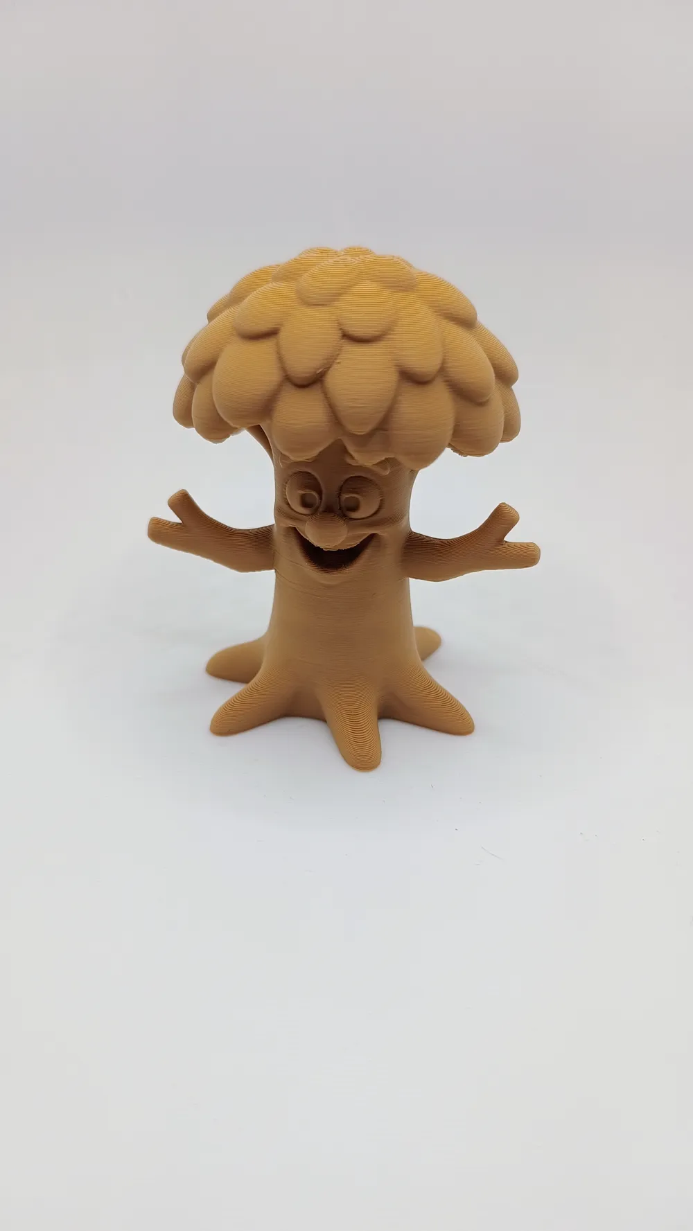 Smiling Tree Spirit - Forest Friend - Free 3D Print Model - MakerWorld