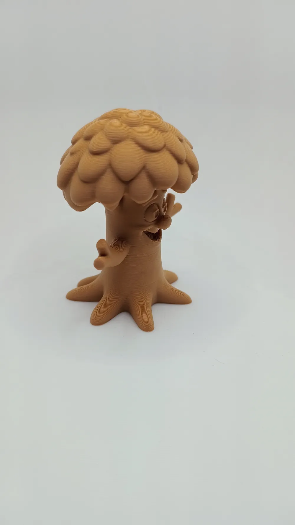 Smiling Tree Spirit - Forest Friend - Free 3D Print Model - MakerWorld