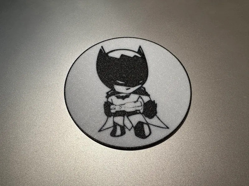Coster sous verre Batman Chibi