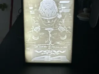 lithophane lewis hamilton in ferrari