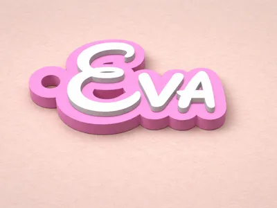 Disney Eva Keychain