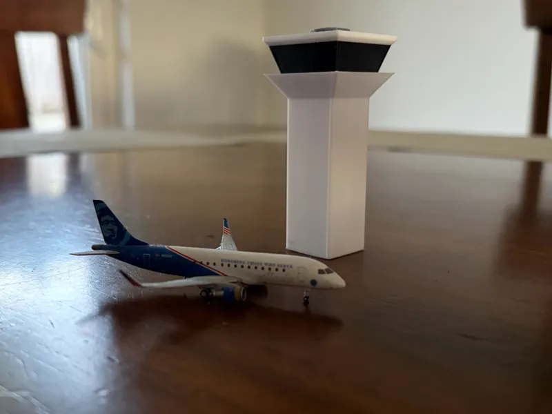 Low poly Airtraffic control tower