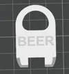 0.2mm layer, 2 walls, 15% infill надпись "Beer"