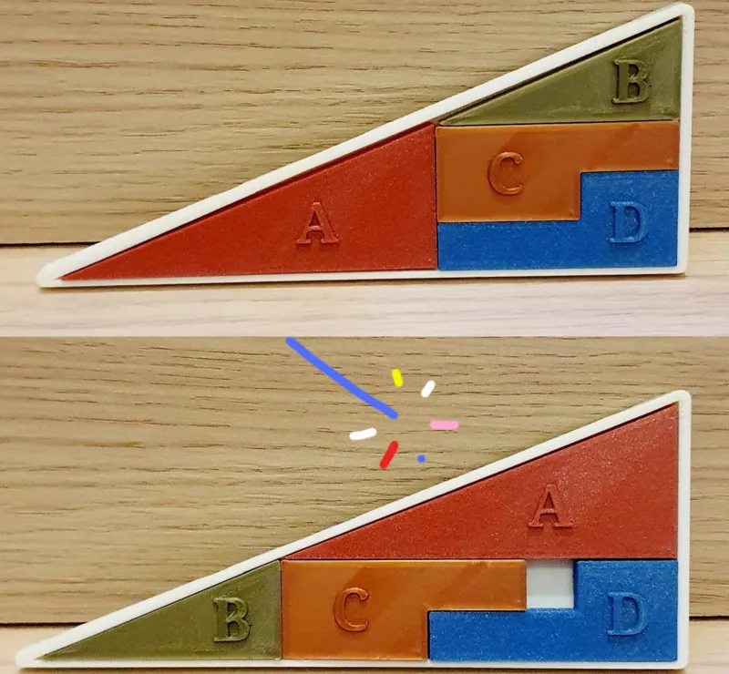 Missing Square illusion