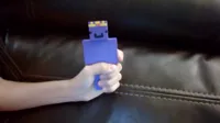 With a mace