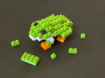 Nanoblock FROG  60 pieces building block toy