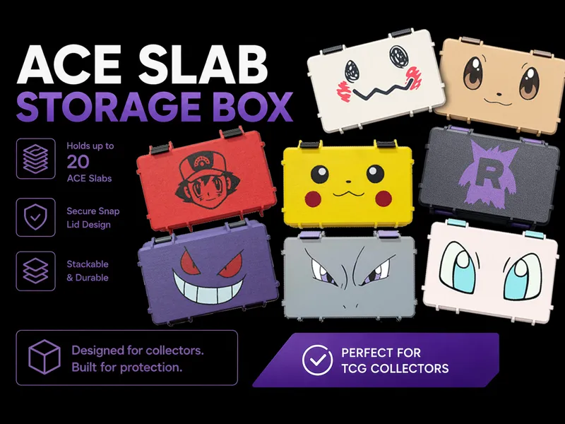 ACE Slab Trading Card Storage Box (20 Cards)