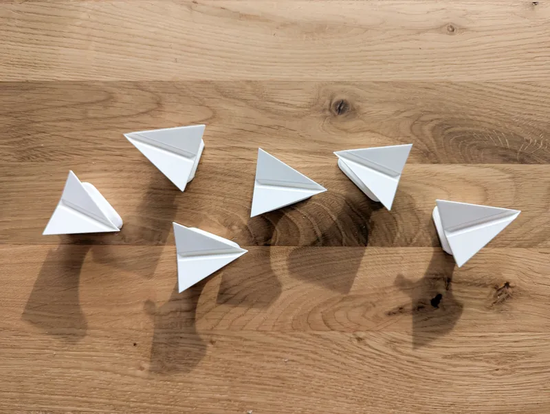 Paperplane hook (for towels, keys etc.)
