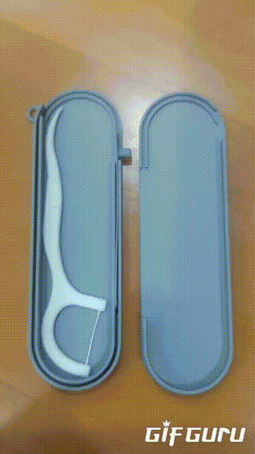 Miniatura 1 do modelo 3D 应急牙线棒推拉盒 钥匙扣(仅5g 10min)