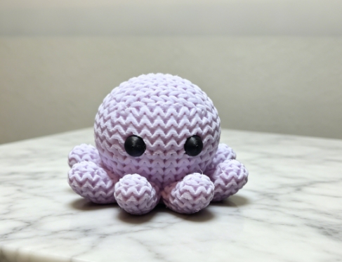 Miniatura 4 do modelo 3D Knitted Octopus
