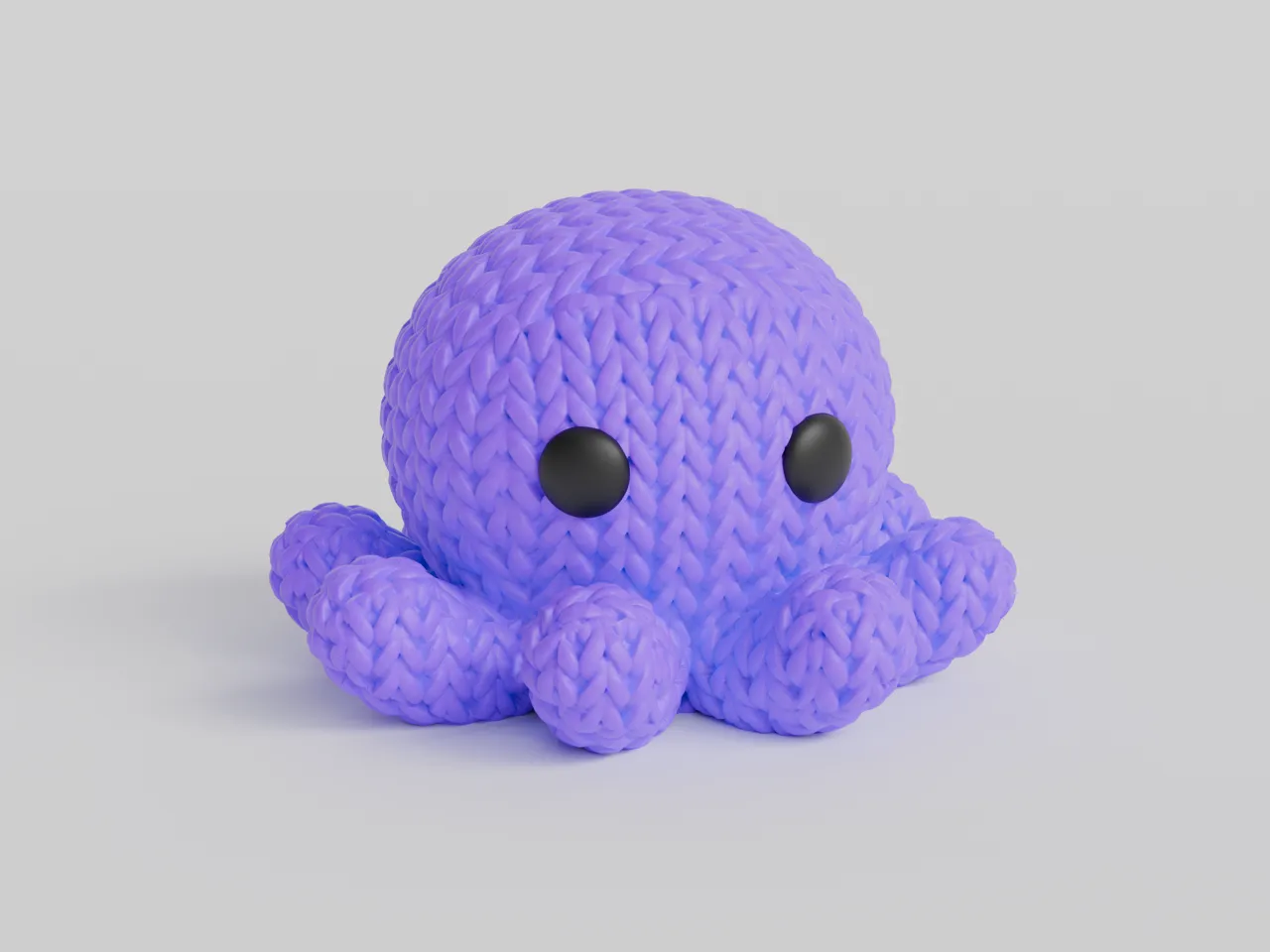 Knitted Octopus view 4