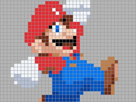 Mario Pixel Puzzle
