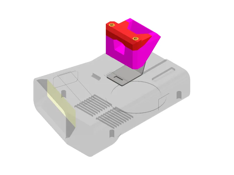 CYBERTRUCK MIRROR TO UNIDEN RADAR DETECTOR ADAPTER