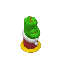 Bougie Grinch de Noël — photo 6