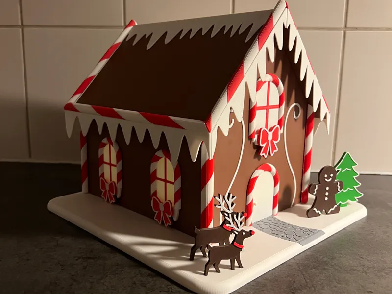 Gingerbread Cane House - Christmas Decoration