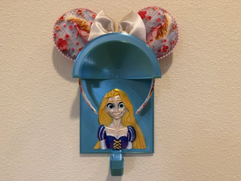 Rapunzel from Tangled mouse ear & backpack hanger