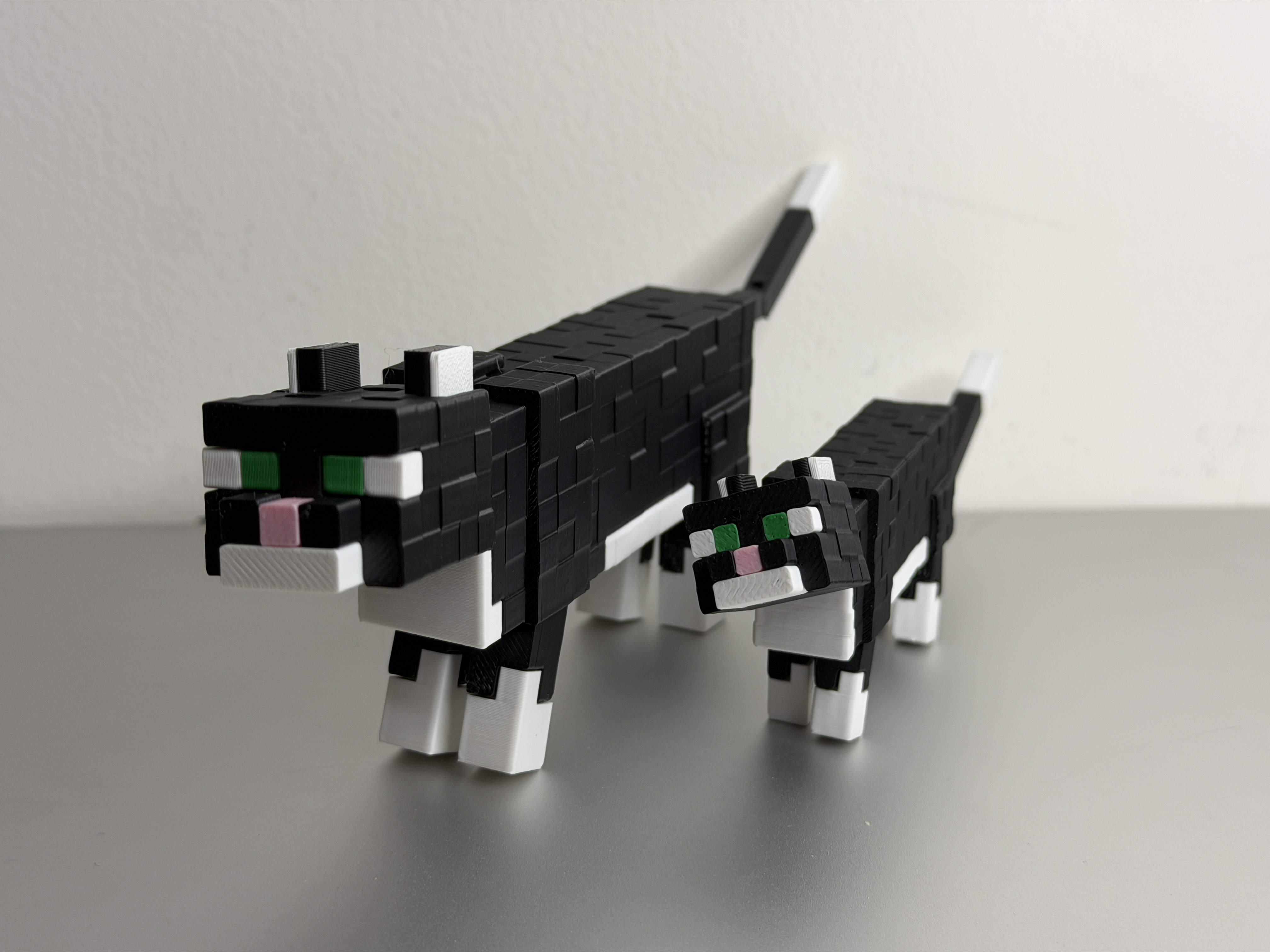 Miniatura 1 do modelo 3D 我的世界 猫 no AMS