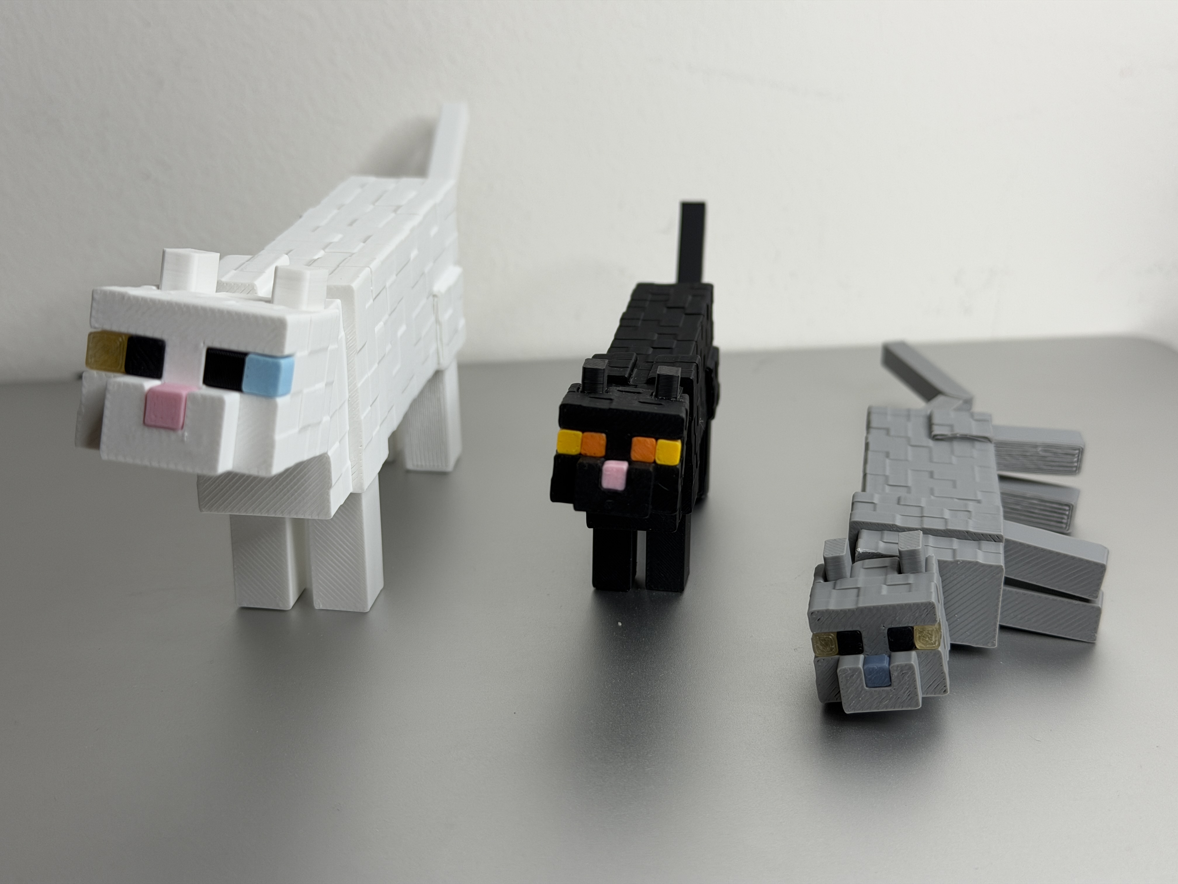 Miniatura 6 do modelo 3D 我的世界 猫 no AMS