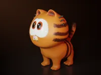 Figurine Garfield bébé — photo 3