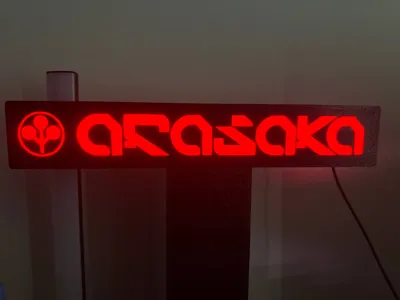 Cyberpunk- Arasaka lightbox