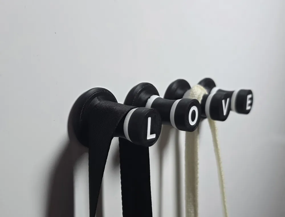 Modular Key Hook Modular Alphabet Wall Hook-Custom Key Holder - Free 3D Print Model ...