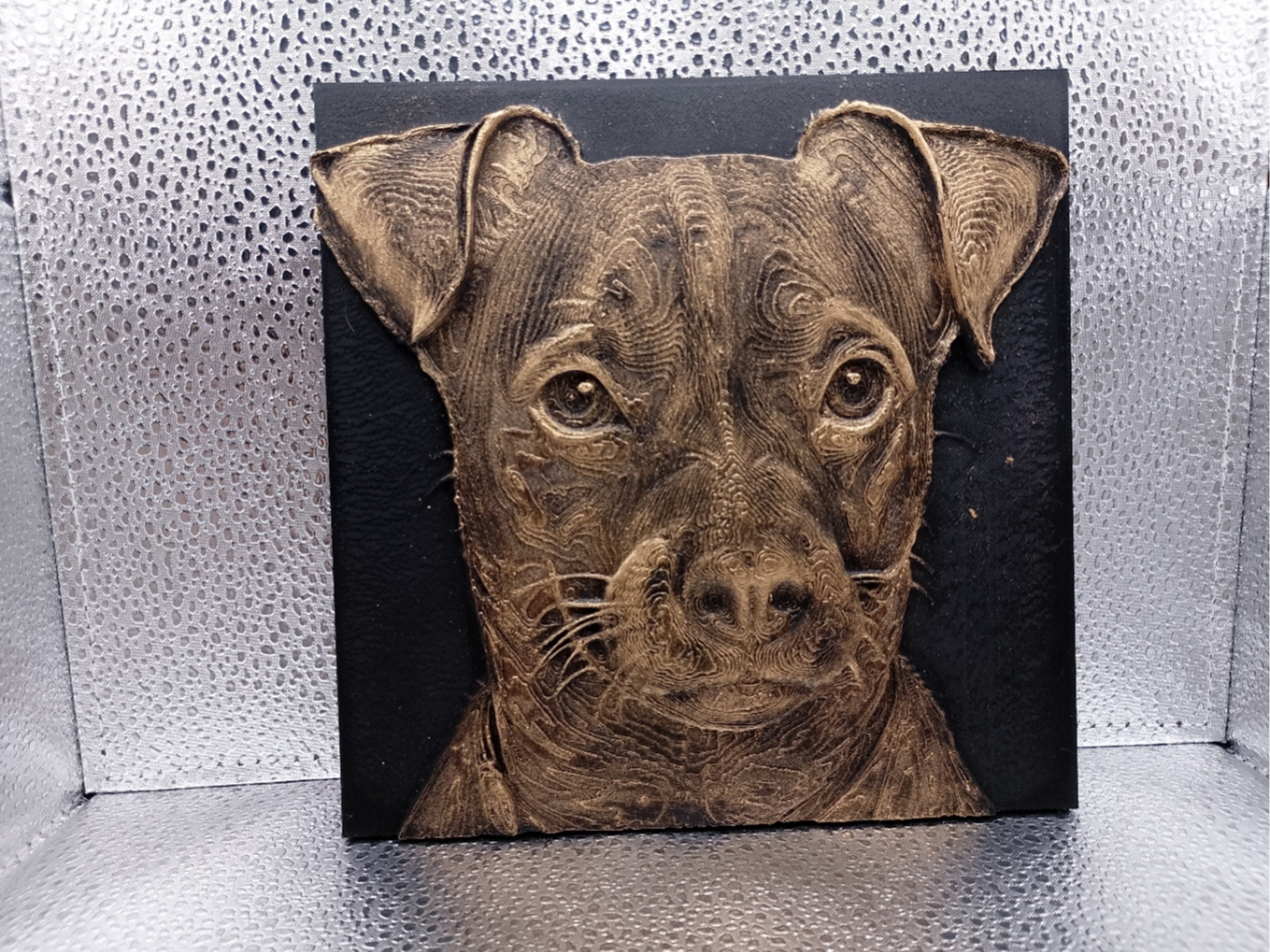 Jack Russell Terrier Relief Artwork