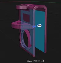 Thiner Clamp 10-30mm - 0.2mm layer,3 walls, 20% infill