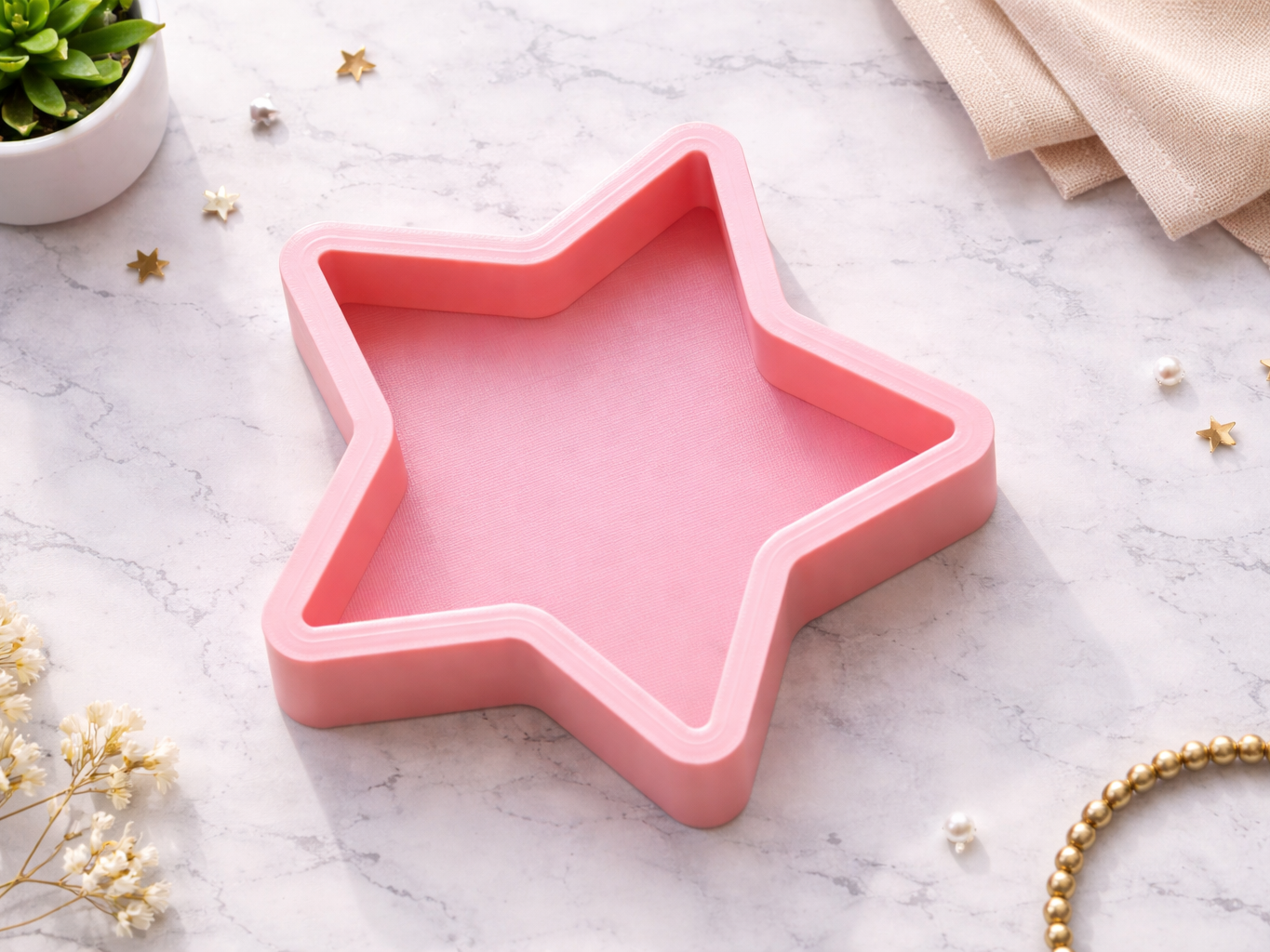 Star Tray – Decorative & Customizable Organizer