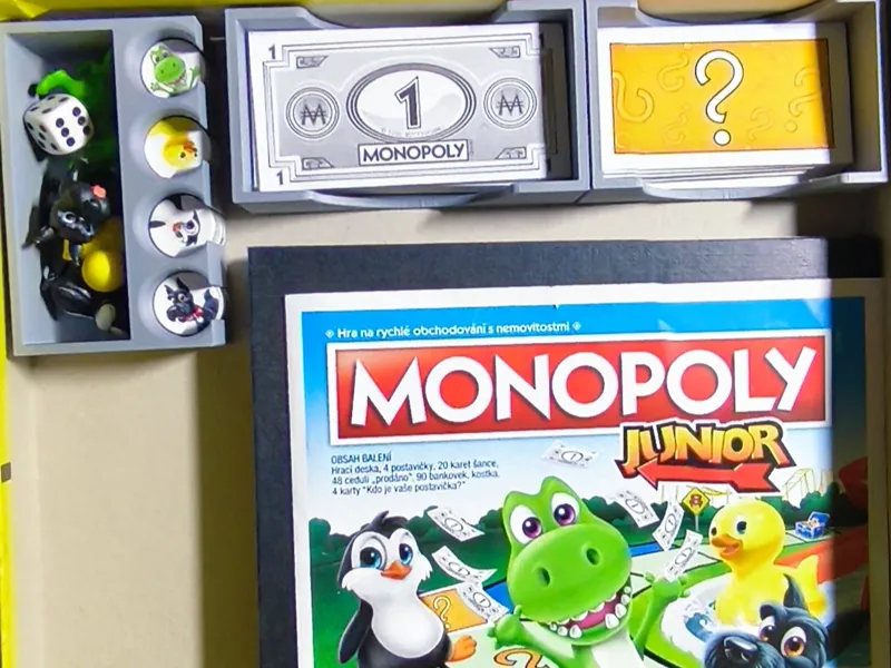 Monopoly Junior Insert Storage
