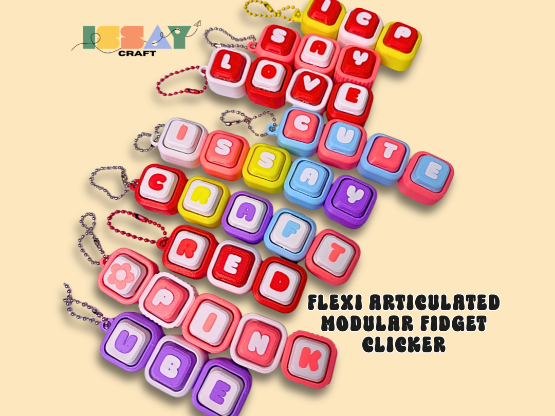 Flexi Articulated Modular Fidget Clicker - 1