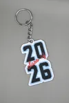 Class of 2026 block letter keychain