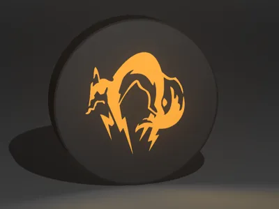 Lichtbox Fox Metal Gear