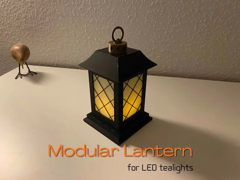 Modular Lantern for tea lights