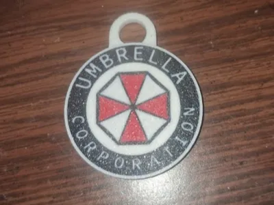 Umbrella Logo Keychain